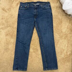 Levi’s 541 Athletic Taper Men’s Jeans Size 42x34 Blue Denim Stretch Pre-Owned